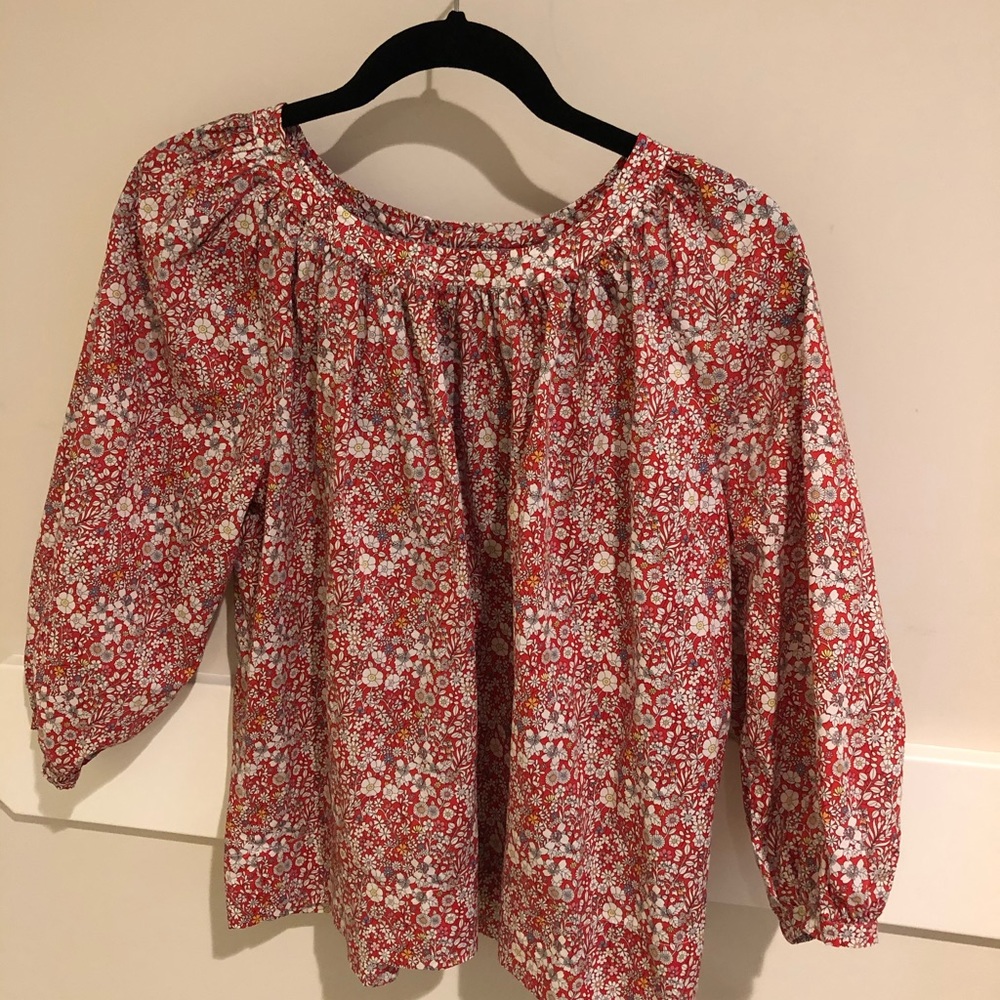 J Crew peasant blouse